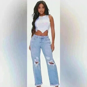 Reworked Handkerchief Crop Top